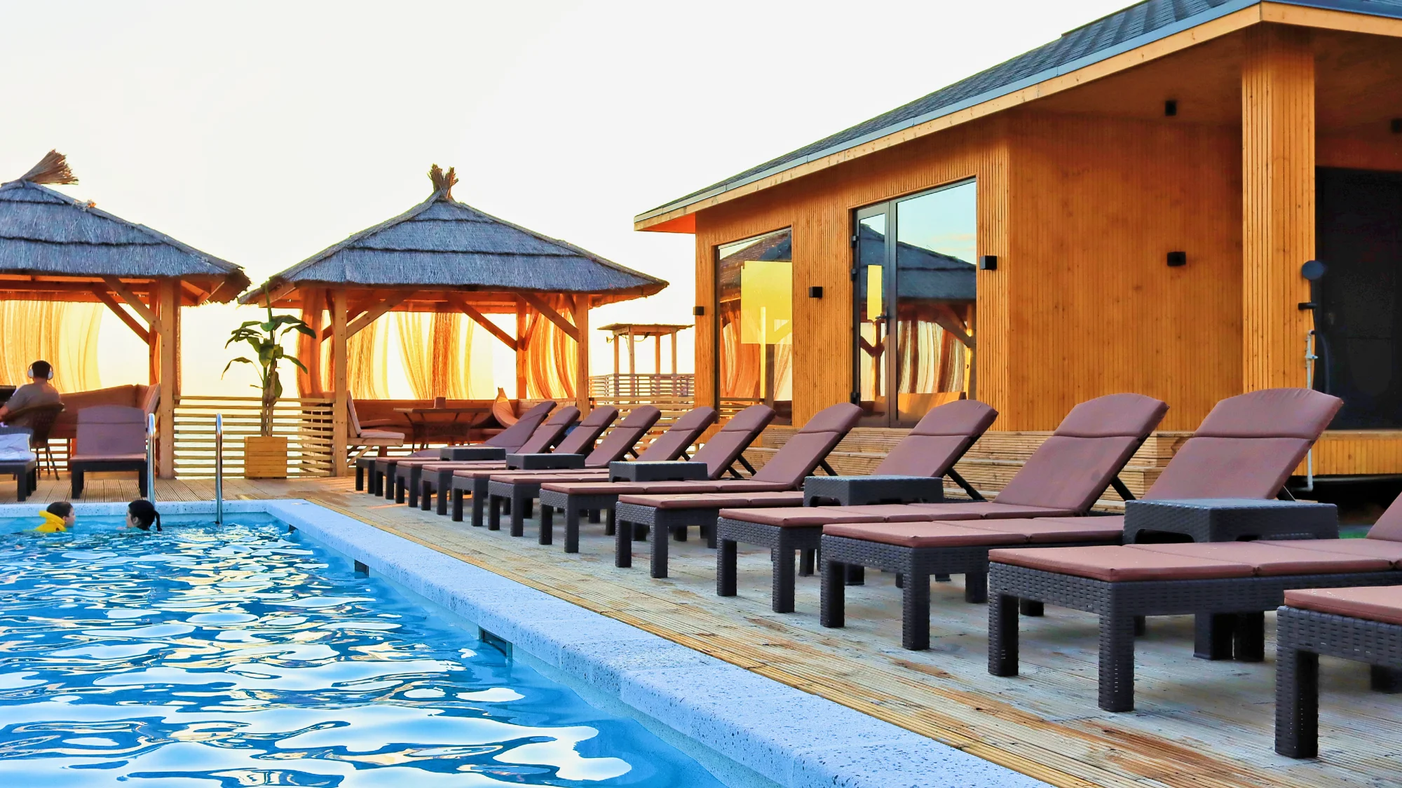 Сауна Boho Beach с видом на море