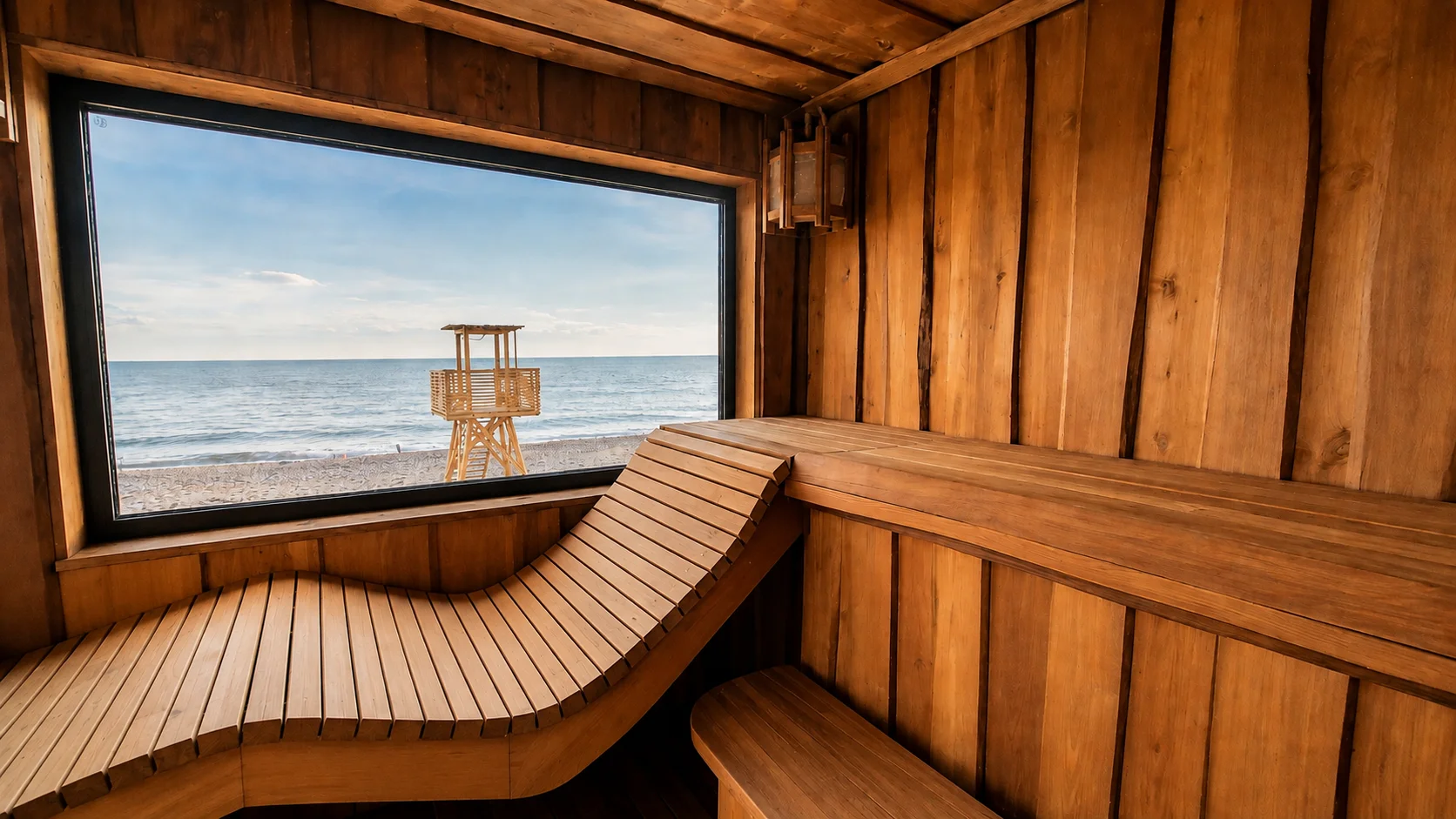 Интерьер сауны Boho Beach