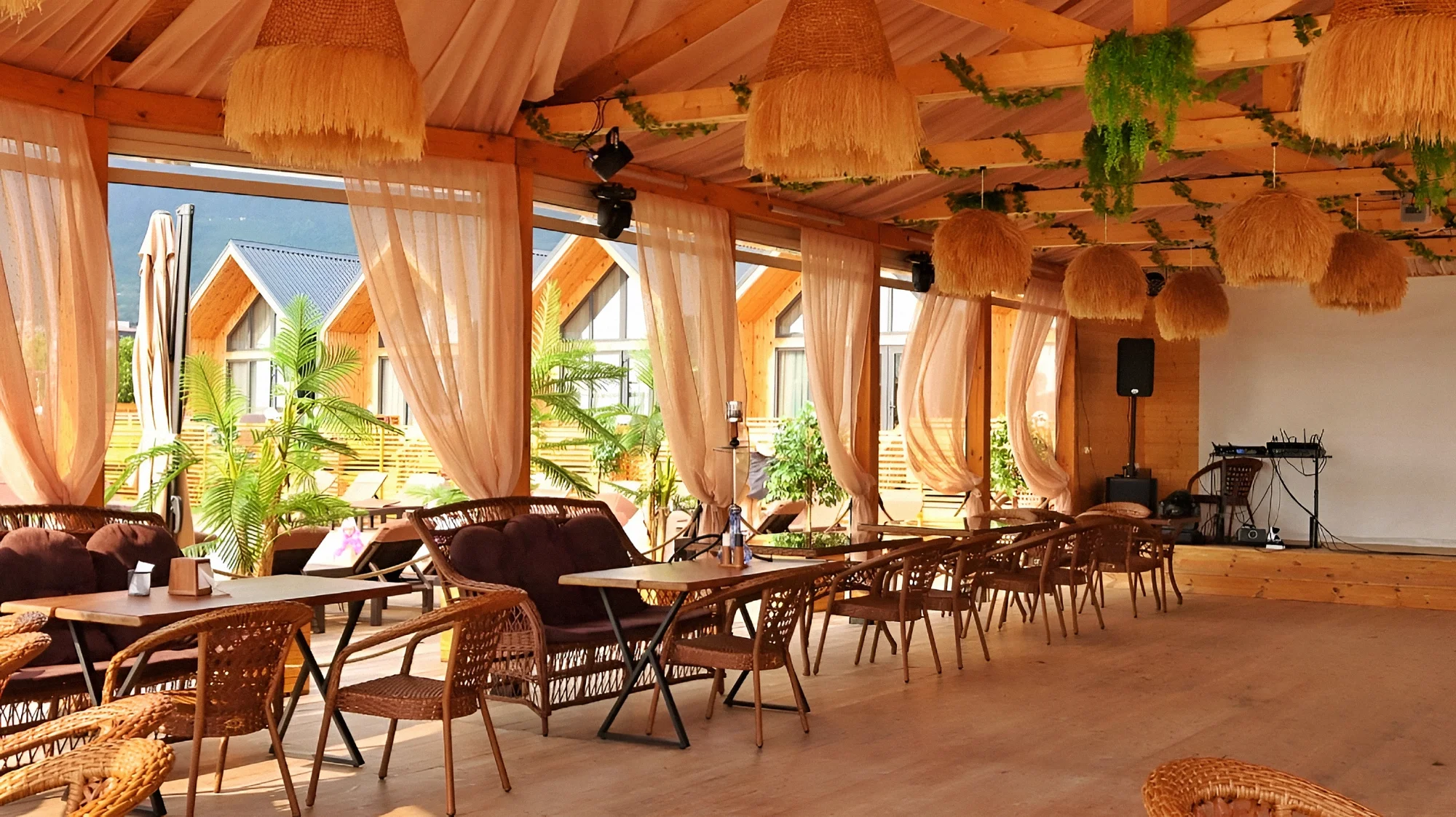 Веранда для мероприятий в Boho Beach